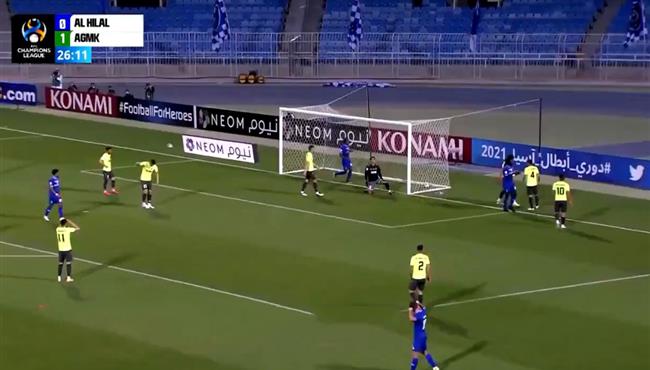 مباراة الهلال و اجمك