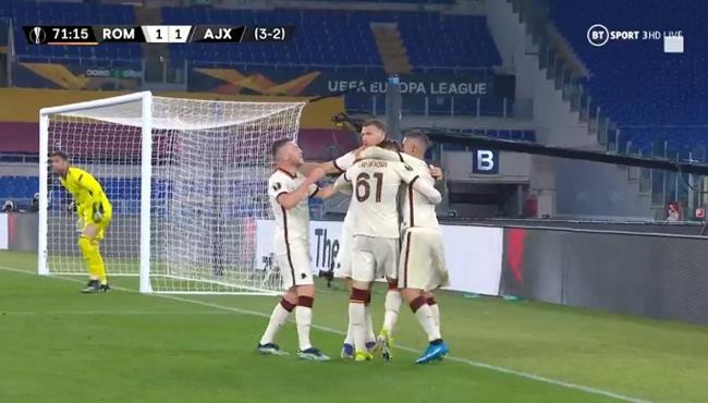 اهداف مباراة روما واياكس 1 1 الدوري الاوروبي