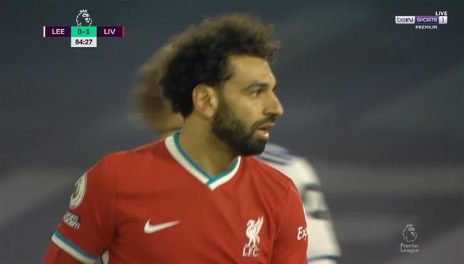 محمد صلاح يهدر هدف محقق امام ليدز في الدوري الانجليزي