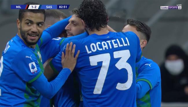 اهداف مباراة ميلان وساسولو 1 2 الدوري الايطالي