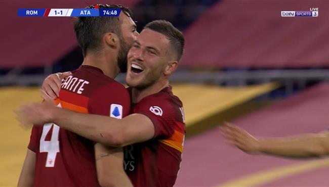 اهداف مباراة روما واتالانتا 1 1 الدوري الايطالي