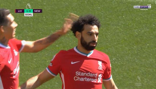 هدف محمد صلاح الرائع في مرمي نيوكاسل بالدوري الانجليزي
