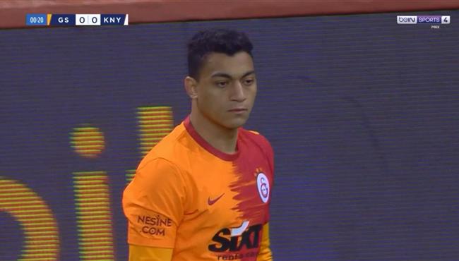 لمسات مصطفي محمد في مباراة جالطة سراي وكونيا سبور