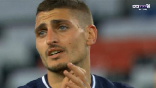 فيراتي يهدر فرصة هدف محقق امام مانشستر سيتي