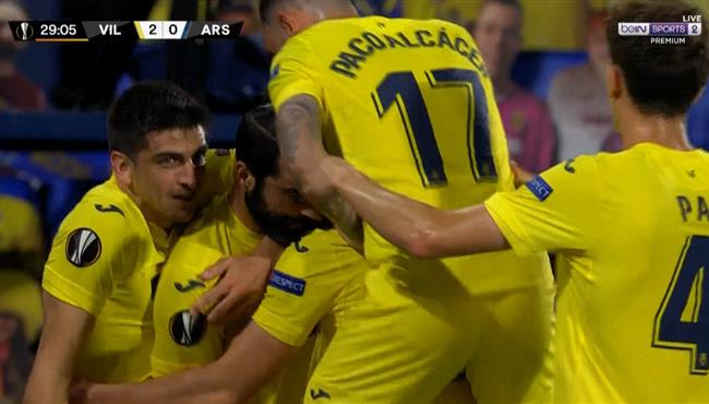 هدف فياريال الثاني في مرمي ارسنال 2 0 الدوري الاوروبي