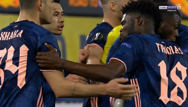 هدف ارسنال الاول في مرمي فياريال 1 2 الدوري الاوروبي