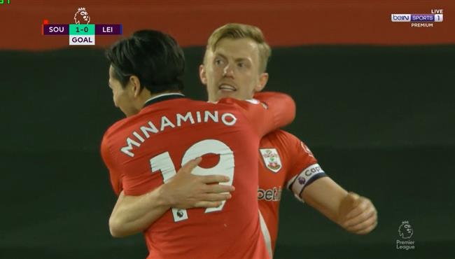 اهداف مباراة ليستر سيتي وساوثهامبتون 1 1 الدوري الانجليزي