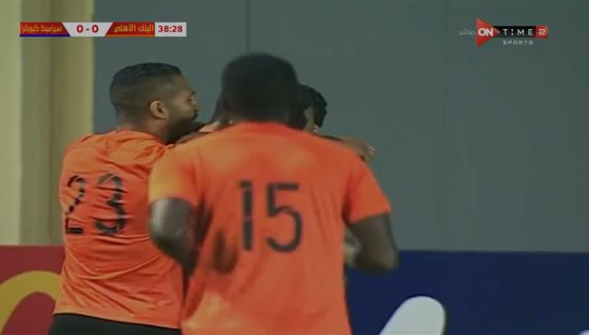 اهداف مباراة سيراميكا كليوباترا والبنك الاهلي 1 1 الدوري المصري