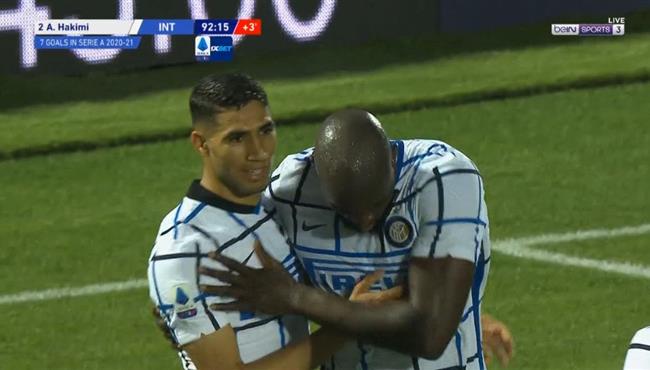 هدف اشرف حكيمي في مرمي كروتوني بالدوري الايطالي