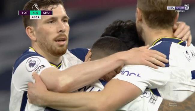 اهداف مباراة توتنهام وشيفيلد 4 0 الدوري الانجليزي