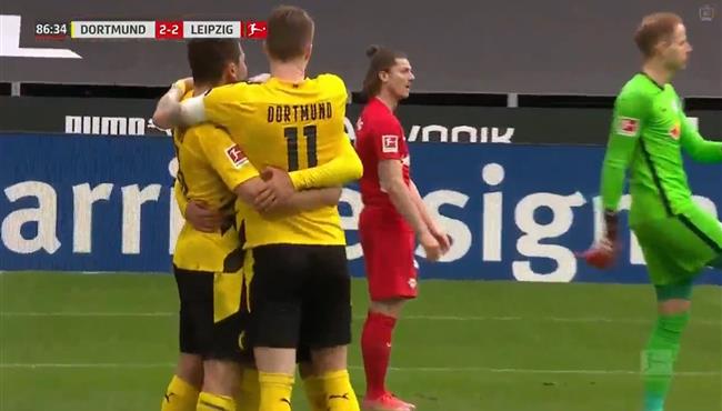 اهداف مباراة بوروسيا دورتموند ولابيزيج 3 2 الدوري الالماني