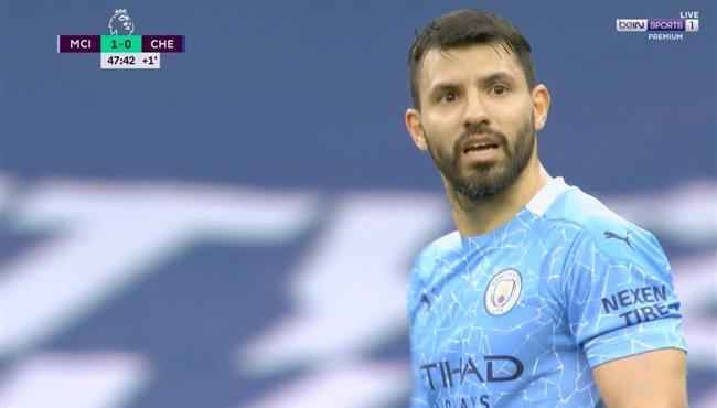 اجويرو يهدر ركلة جزاء امام تشيلسي بعد الفشل في البانينكا