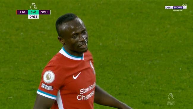 ماني يهدر هدف محقق امام ساوثهامبتون بالدوري الانجليزي