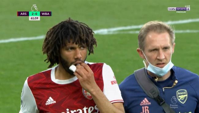 تدخل عنيف من لاعب وست بروميتش علي محمد النني