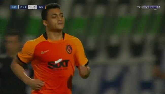 هدف مصطفي محمد الاول في مرمي دنيزلي سبور بالدوري التركي