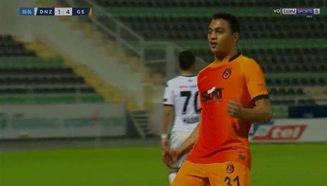 هدف مصطفي محمد التاني في مرمي دينزلي سبور بالدروي التركي