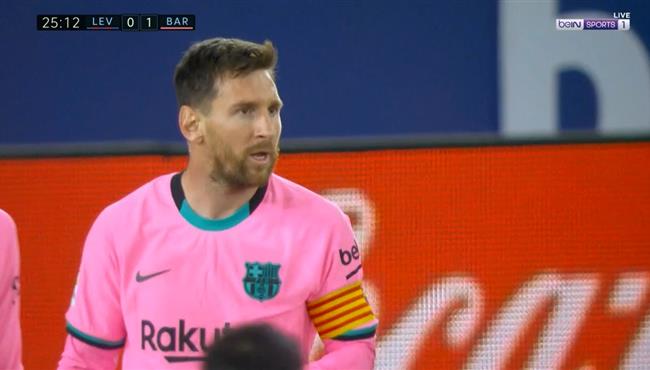 هدف ميسي الرائع في مرمي ليفانتي بالدوري الاسباني