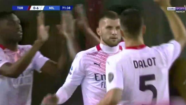 اهداف مباراة ميلان وتورينو 7 0 الدوري الايطالي