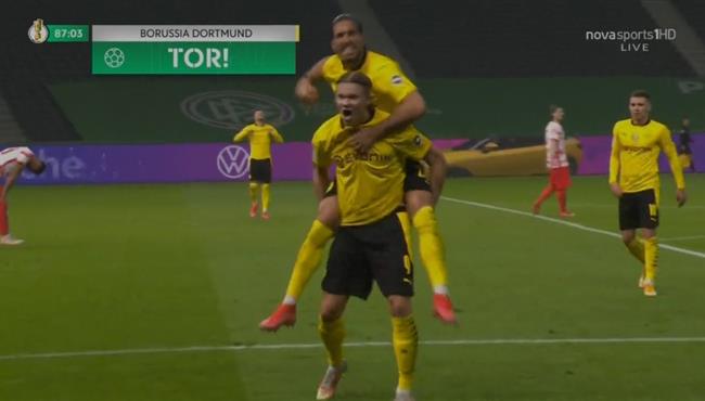 اهداف مباراة بوروسيا دورتموند ولايبزيج 4 1 نهائي كأس المانيا