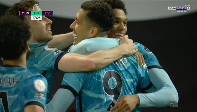 هدف فيرمينو الثاني في مرمي مانشستر يونايتد بالدوري الانجليزي
