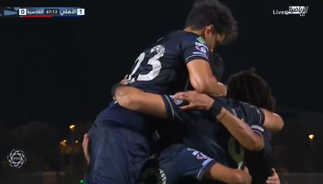 هدف فوز الاهلي علي القادسية 1 0 الدوري السعودي