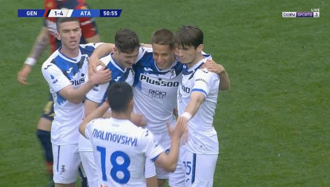 اهداف مباراة اتالانتا وجنوي 4 3 الدوري الايطالي