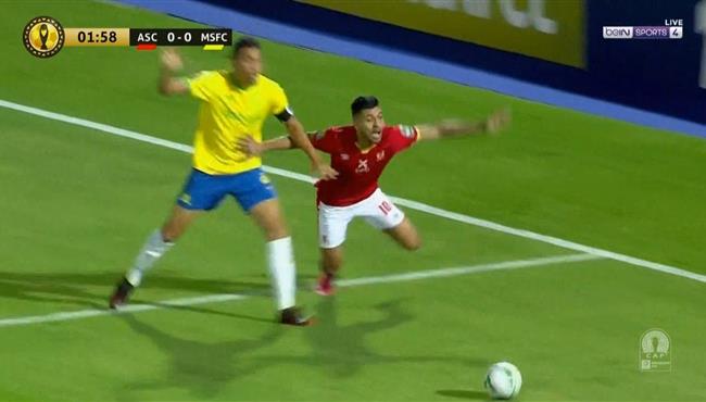 هل حرم الحكم الاهلي من ركلة جزاء امام صن داونز بدوري ابطال افريقيا
