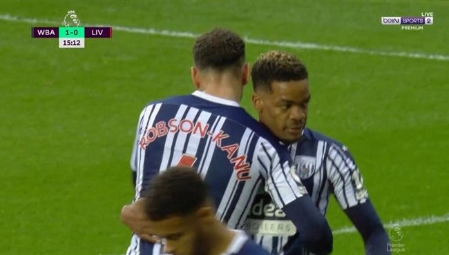 هدف وست بروميتش الاول في مرمي ليفربول 1 0 الدوري الانجليزي