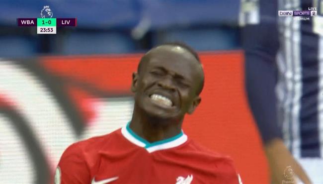 ساديو ماني يهدر فرصة هدف محقق امام وست بروميتش