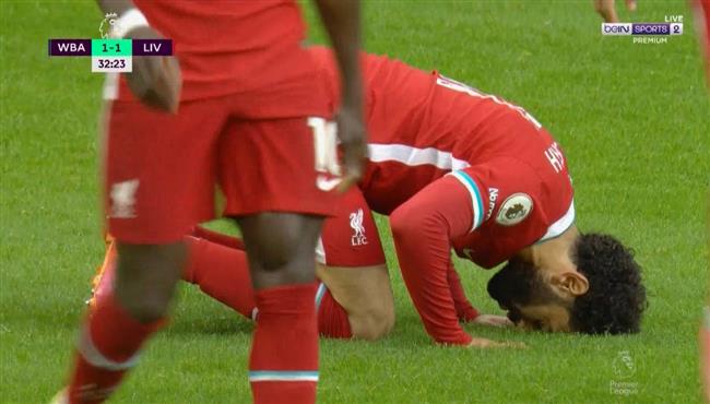 هدف محمد صلاح في مرمي وست بروميتش بالدوري الانجليزي