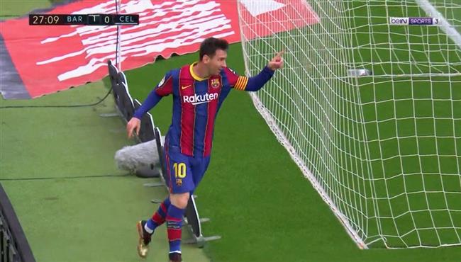 هدف ميسي في مرمي سيلتا فيجو بالدوري الاسباني