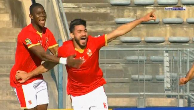 هدف الاهلي في مرمي صن داونز ياسر ابراهيم