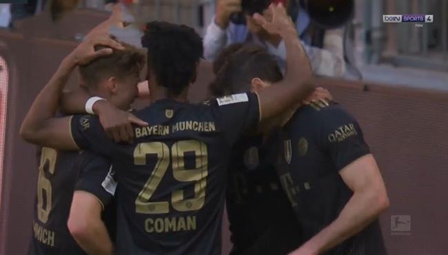 اهداف مباراة بايرن ميونخ واوجسبورج 5 2 الدوري الالماني