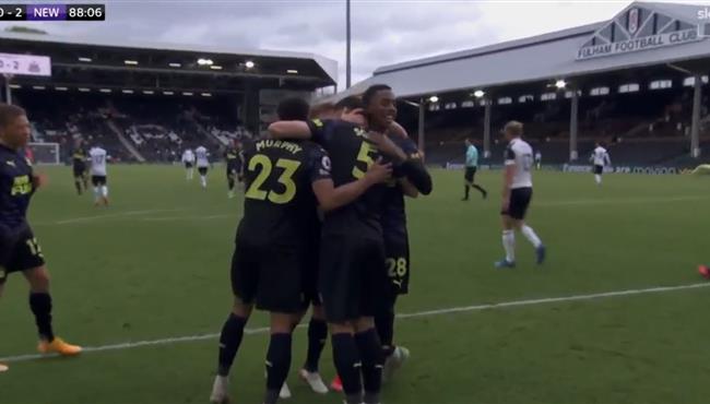 اهداف مباراة نيوكاسل وفولهام 2 0 الدوري الانجليزي