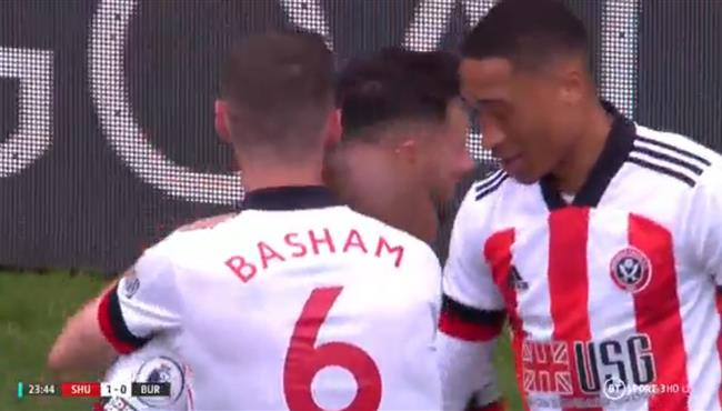 هدف فوز شيفيلد يونايتد علي بيرنلي 1 0 الدوري الانجليزي