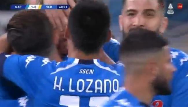 اهداف مباراة نابولي وهيلاس فيرونا 1 1 الدوري الايطالي
