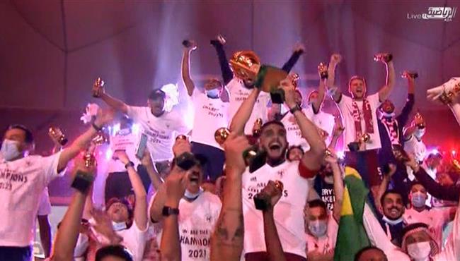 مراسم تتويج الفيصلي بكاس خادم الحرمين