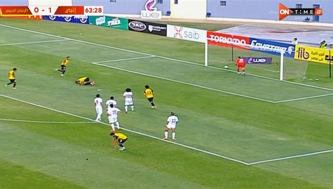 اهداف مباراة انبي والانتاج الحربي 1 1 الدوري المصري