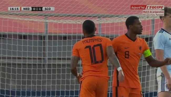 اهداف مباراة هولندا واسكتلندا 2 2 مباراة ودية