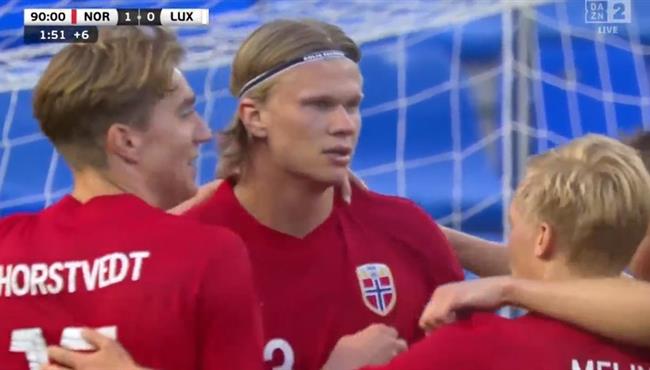 هدف هالاند القاتل في مرمي لوكسمبورج