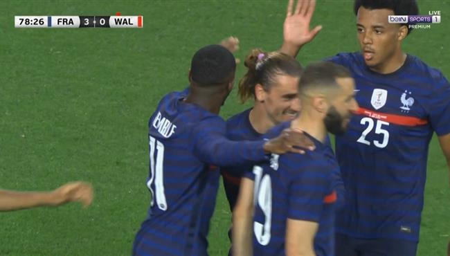 اهداف مباراة فرنسا وويلز 3 0 مباراة ودية