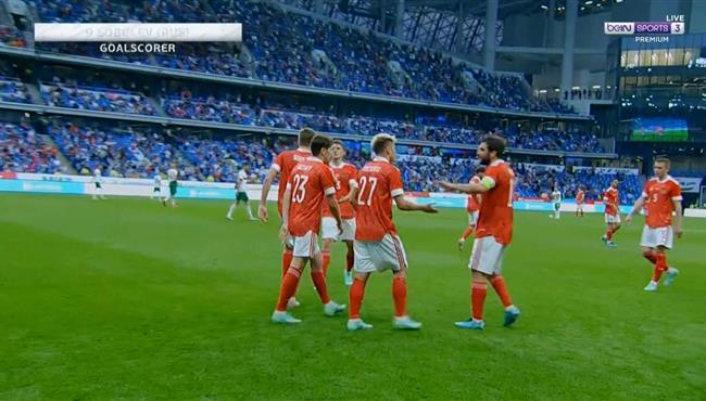 هدف فوز روسيا علي بلغاريا 1 0 مباراة ودية