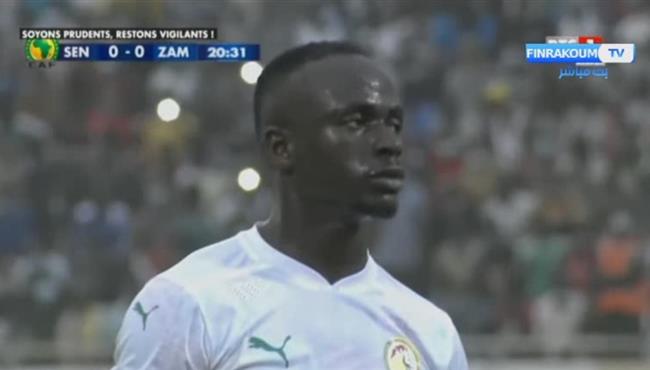 هدف ساديو ماني في مباراة السنغال وزامبيا