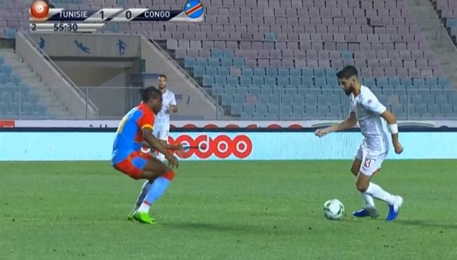 كوبري رائع من فرجاني ساسي للاعب الكونغو