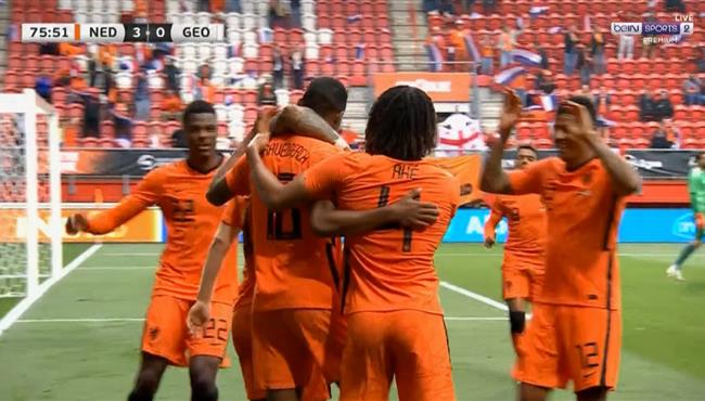 اهداف مباراة هولندا وجورجيا 3 0 مباراة ودية