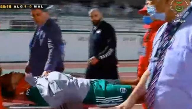 اصابة ادم وناس الخطيرة في مباراة الجزائر ومالي