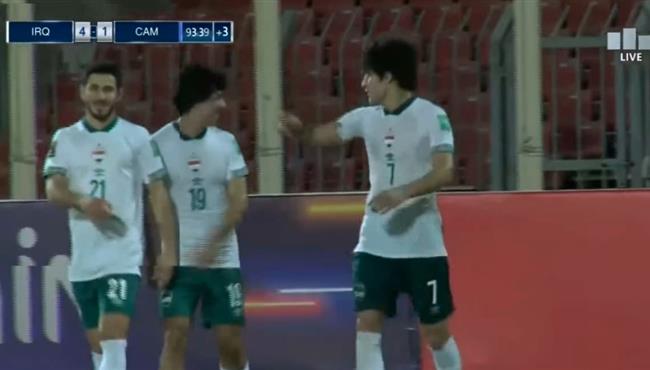 اهداف مباراة العراق وكمبوديا 4 1 تصفيات اسيا لكاس العالم