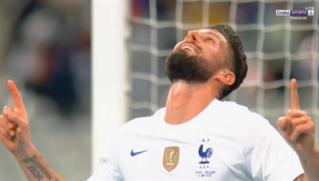 هدف فرنسا الثاني في مرمي بلغاريا جيرو