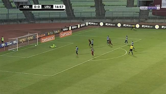 هدف فنزويلا الملغي امام اوروجواي بتصفيات كأس العالم