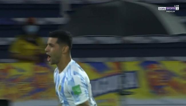 هدف الارجنتين الاول في مرمي كولومبيا بتصفيات كاس العالم